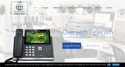 Desktop Screenshot of overeemtelecom.nl